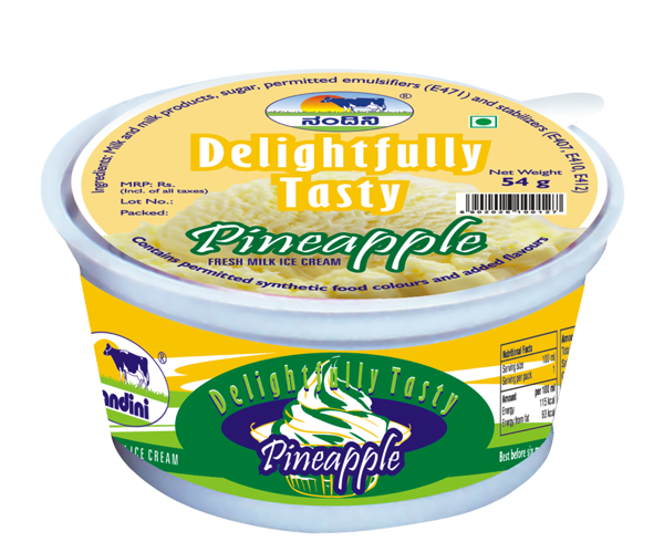 Ice Cream Cup - Pineapple